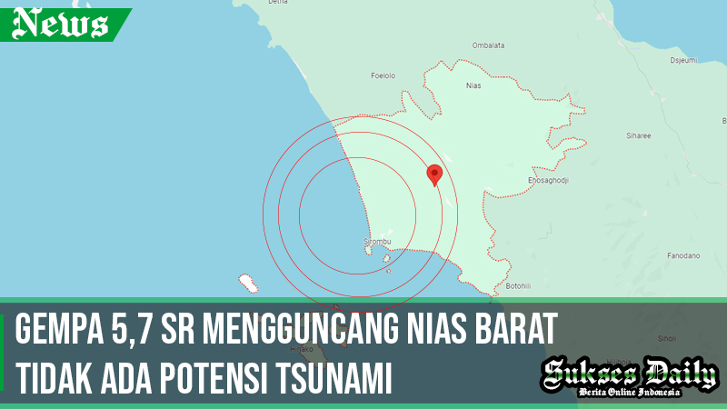 gempa 5,7 sr mengguncang nias barat