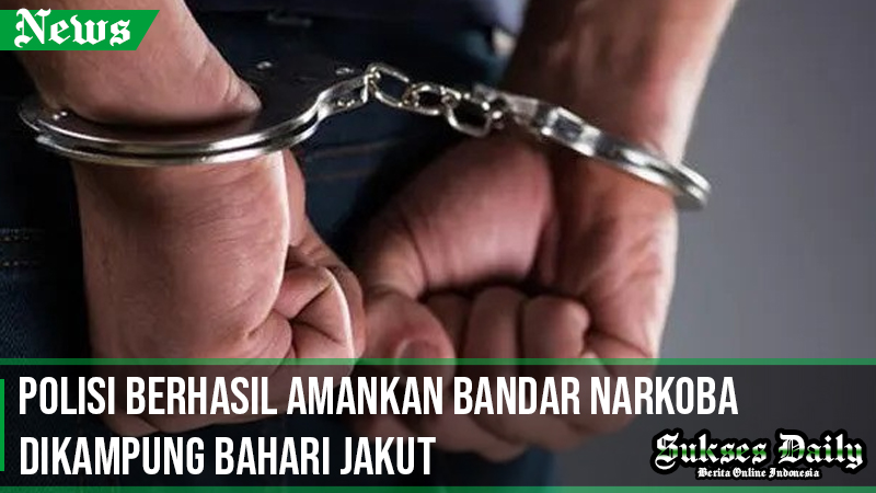 polisi berhasil amankan bandar narkoba di jakut