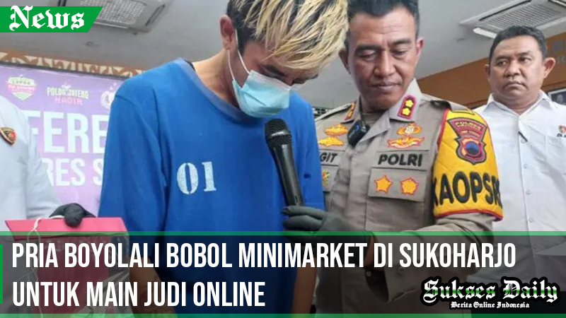 pria boyolali bobol minimarket untuk main judi online