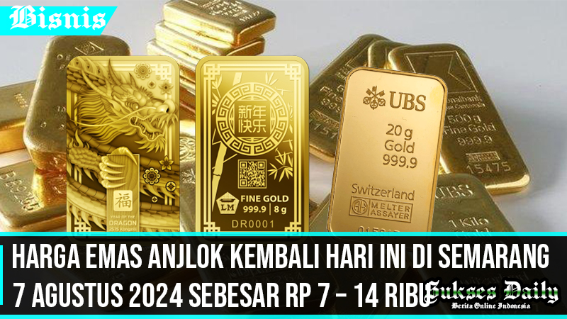 harga emas anjlok di semarang