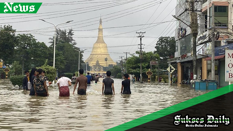 Sedang Dilanda Bencana Myanmar